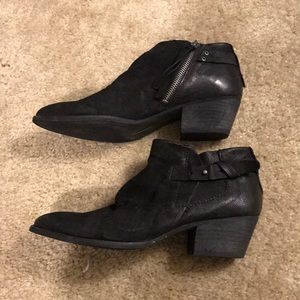Dolce Vita black suede ankle boot